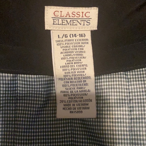 Classic Elements Jacket/Coat size L color: black - Picture 4 of 5